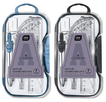 Zestaw geometryczny w pudeł.7el ACADEMY