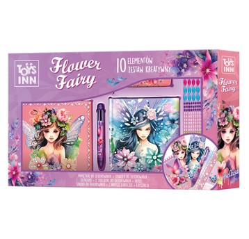ZESTAW KREATYWNY FLOWER FAIRY 10 ELEMENTÓW 9339