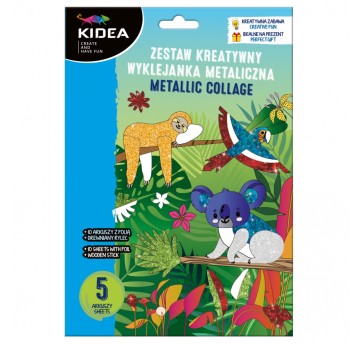 ZESTAW KREATYWNY WYKLEJANKI METALICZNE ZWIERZ?T