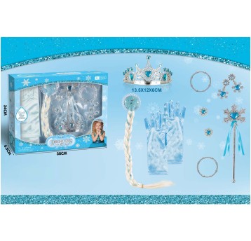 Zestaw Księżniczki niebieski 34x6,5x38 5094