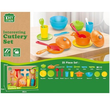 Zestaw kuchenny 25 el window box rozm opak 8558