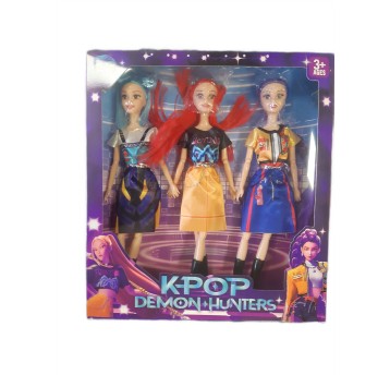 ZESTAW LALEK 3SZT K-POP 7259