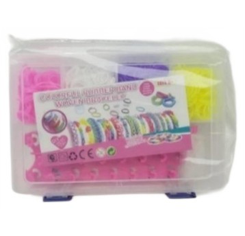Zestaw LOOM BANDS gumek na bransoletki 1200 0381