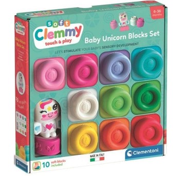 ZESTAW MIĘKKICH KLOCKÓW CLEMMY JEDNOROŻEC 6304