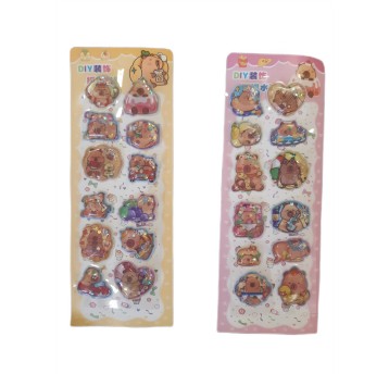 ZESTAW NAKLEJEK KAPIBARA 4168 A'24