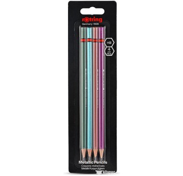 ZESTAW OŁÓWKÓW ROTRING HB METALLIC 2094214