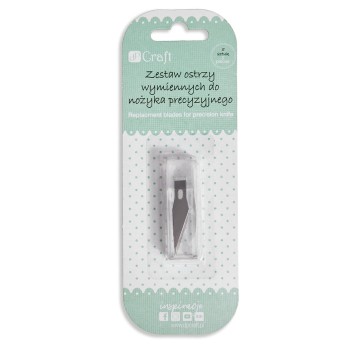 ZESTAW OSTRZY WYMIENNYCH DO NOŻYKA PREC. 0436