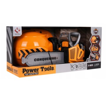 Zestaw piła łańcuchowa + kask B/O 9854