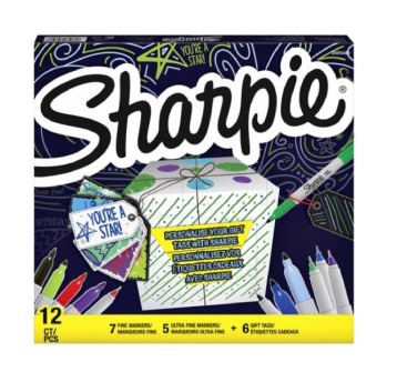 ZESTAW PROMARKER SHARPIE BIG PACK W/TAGS 12SZT