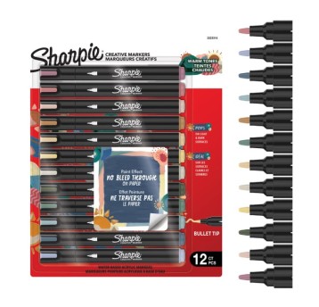 ZESTAW SHARPIE KREATYWNE MARKERY AKRYLOWE 12KOL