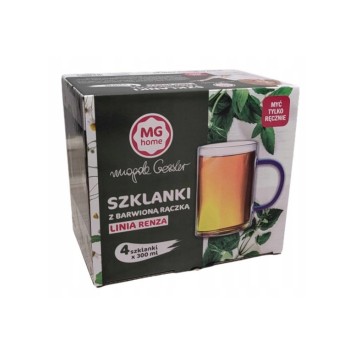 Zestaw szklanek MGH Renza-borokrzem 4x300ml. gran