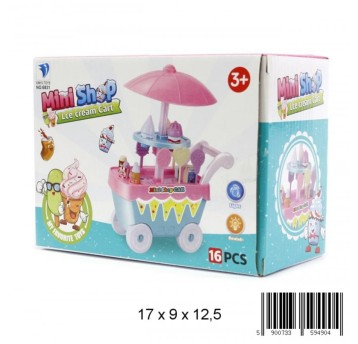 ZESTAW Z LODAMI NA WOZKU NA BATERIE 4904