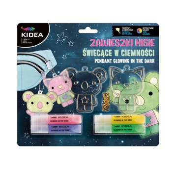 ZESTAW ZAWIESZEK MISIE ŚWIECĄCYCH W CIEMNOŚCI 0378