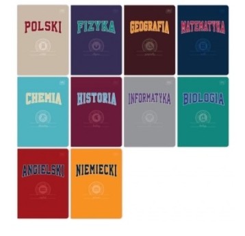 Zestaw Zeszytów tematycznych A5 60 FSC Mix 10szt