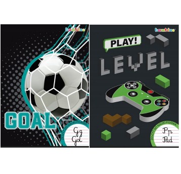 ZESZYT A4/32K 2-LINIE KOLOR BAMBINO MIX CH A"15