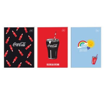 Zeszyt A4/32K kol3= 70g Mat+UV Coca Cola