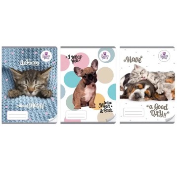 ZESZYT A4/32K KRATKA THE SWEET PETS 7247 A'10