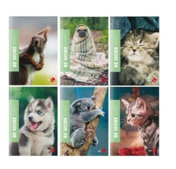 ZESZYT A4/72STR KRATKA BE MORE BABY 100G.A'10 7567