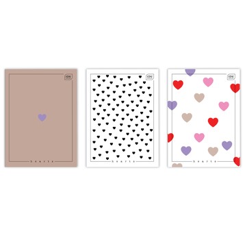 ZESZYT A4/80K KRATA M 70G UV HEARTS 6881 A'5