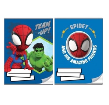 ZESZYT A5/16K 3 LINIE KOLOR SPIDER MAN 270 A'20