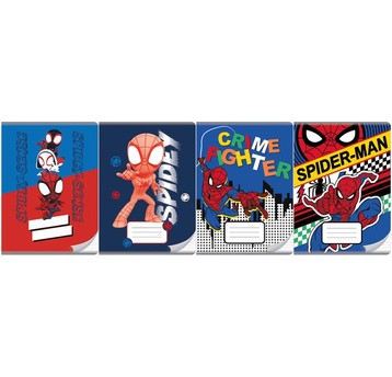 ZESZYT A5/16K KOLOROWE 3-LINIE SPIDER MAN A'20