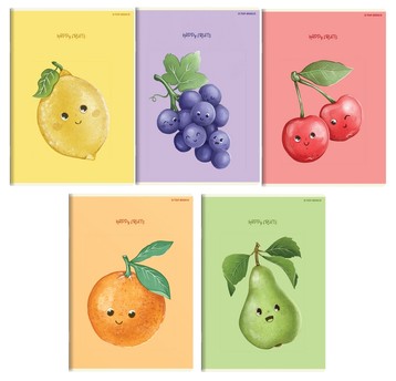 ZESZYT A5/16K KRATKA FRUITS TOP 400181854 A'20