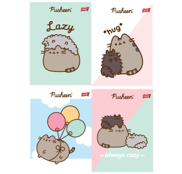 Zeszyt A5 32k krata laminowany PUSHEEN 4884 A'15