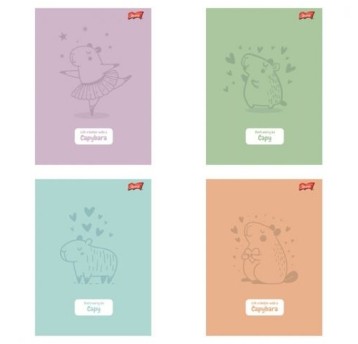 ZESZYT A5/32K LINIA DWUK PASTEL CAPYBARA A'15 2765