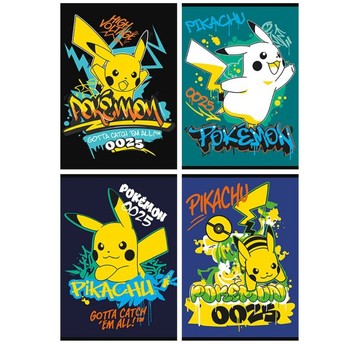 ZESZYT A5/32K LINIA DWUKOLORO POKEMON 1224 A'15