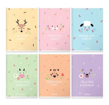 ZESZYT A5/32K LINIA PODW KOL PASTEL CUTE A'10 3925