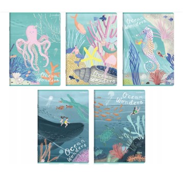 ZESZYT A5/32K LINIA PODWÓJNA OCEAN 400182345 A'10