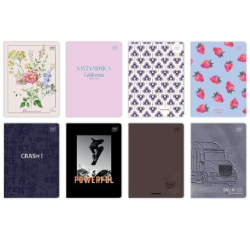 Zeszyt A5/60K 1-LINIA M 70g UV Mix