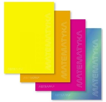 ZESZYT A5/60k kratka ASTRAPAP MATEMATYKA FLUO 5599