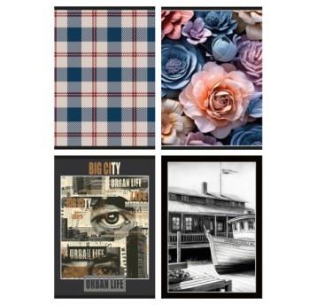 ZESZYT A5/80K KRATKA GIMBOO MIX 7181 A'4