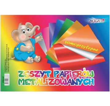 ZESZYT PAP. MET. ZPMS-6387 17x25CM 3877 A'10