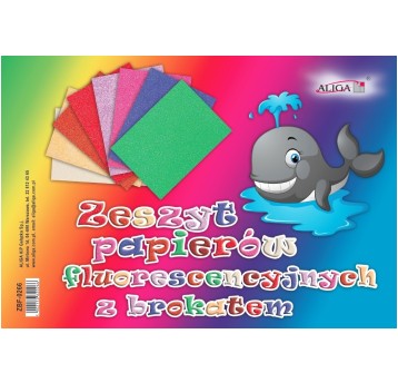 Zeszyt papierów fluorescencyjnych B5/8K