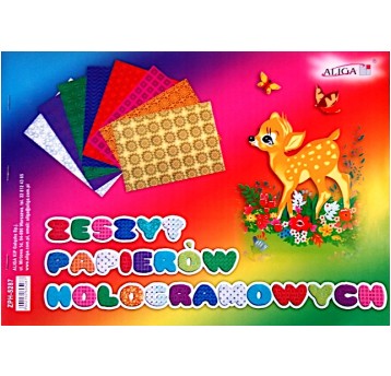 Zeszyt papierów hologramowych