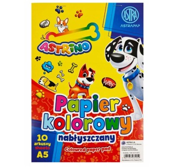 Zeszyt papierów kolor nabłyszczanych A5 1952 A'10