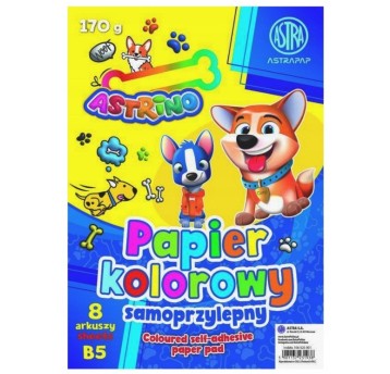 Zeszyt papierów kolorowych samoprz. B5/8K 1938