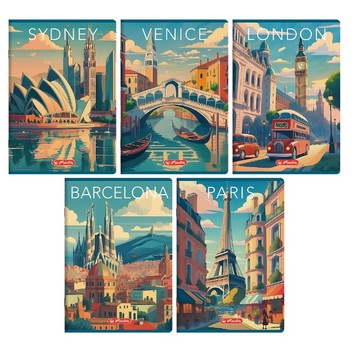 ZESZYT RETRO CITY A5/60K LINIA 70G 400196846 A'10