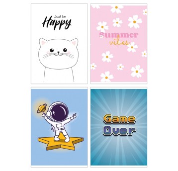 ZESZYT SZKOLNY A5/16K KRATKA GIMBOO MIX 6917 A'20