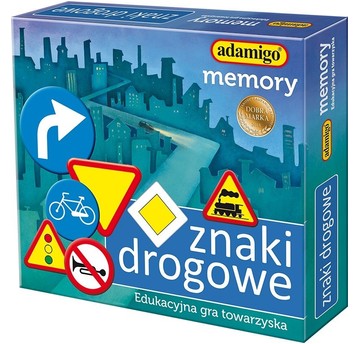 ZNAKI DROGOWE - ADAMIGO MEMORY 7318