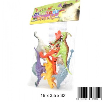 ZWIERZĘTA W WORKU DINOZAURY D34571 5552